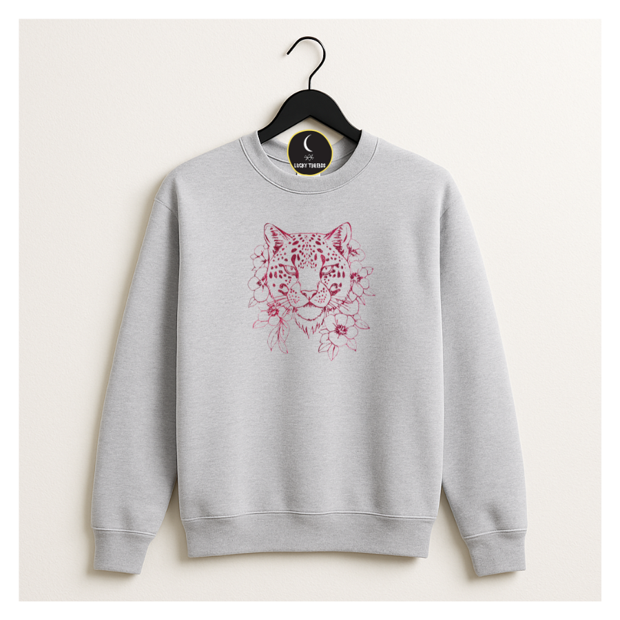 The Big Cats Floral Collection - Sweatshirt