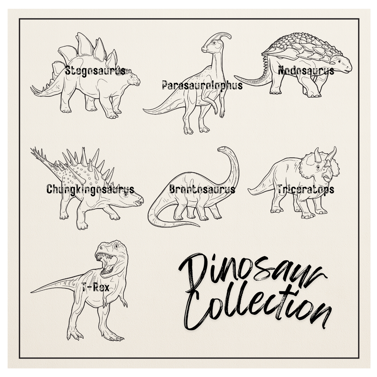 The Dinosaur Collection - Kids Sweater/Hoodie
