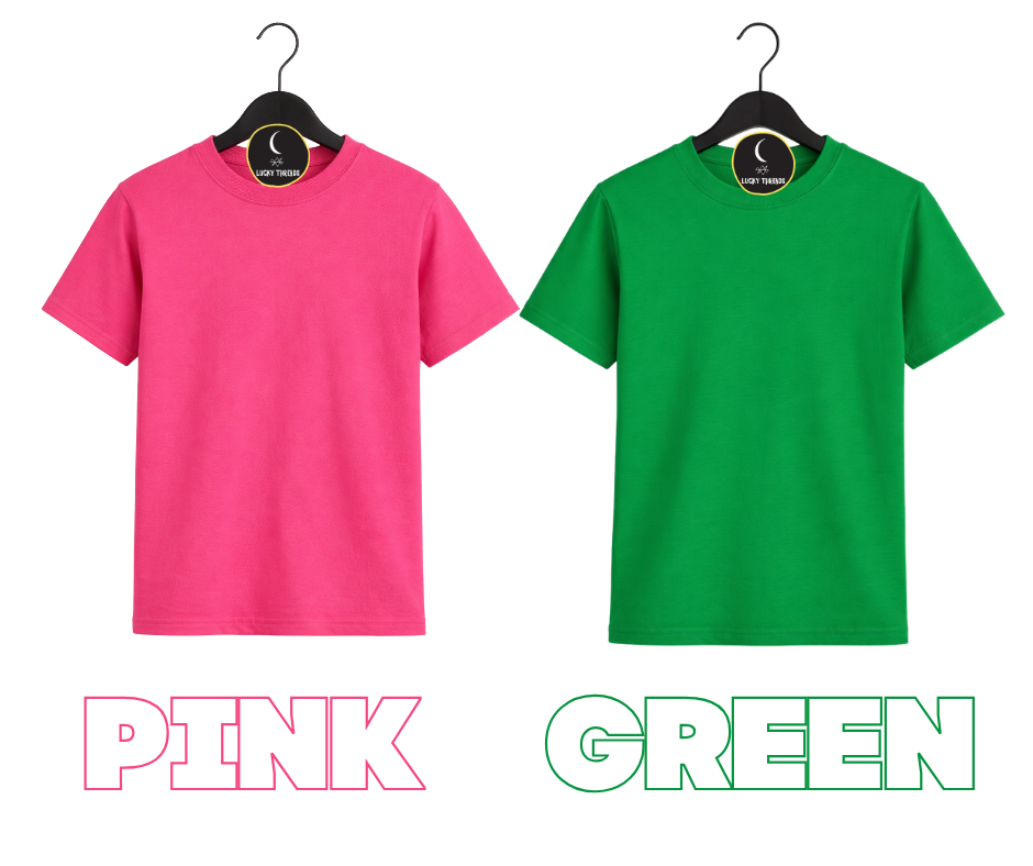 Pink and Green Kids Tee