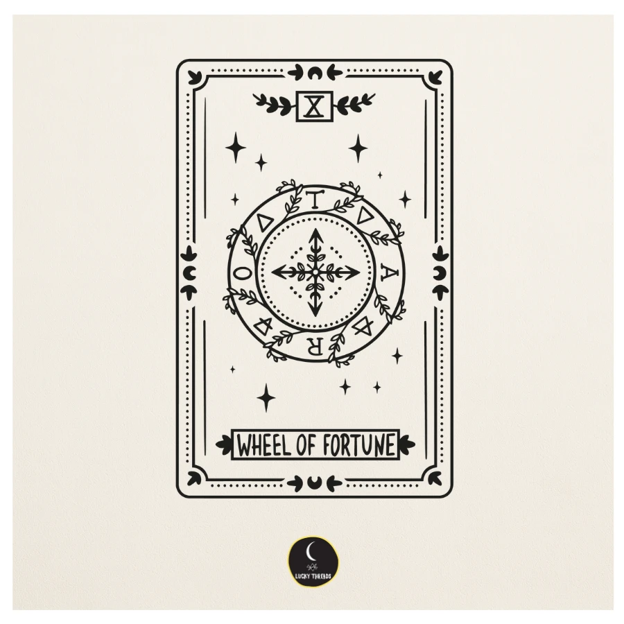 Tarot - The Wheel of Fortune Major Arcana - The Tarot Collection - Sweatshirt