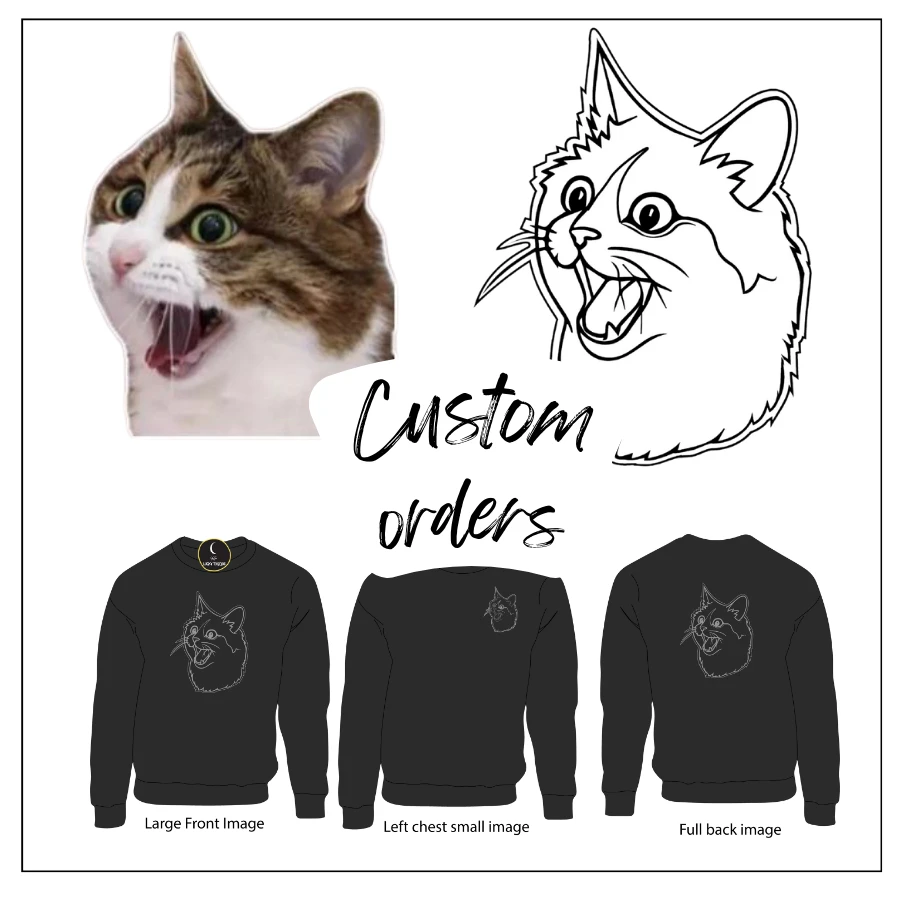 Custom Thread Art Sweatshirt Adult