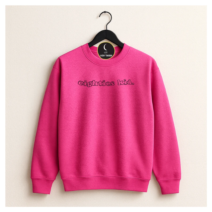 pink eighties kid sweater