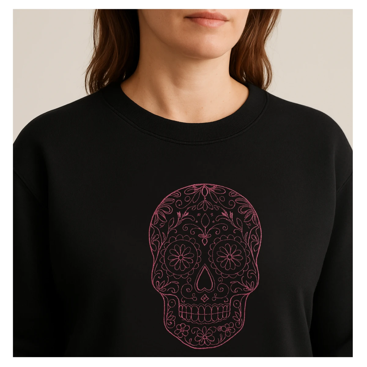 Sugar Skull Inspired Sweatshirt