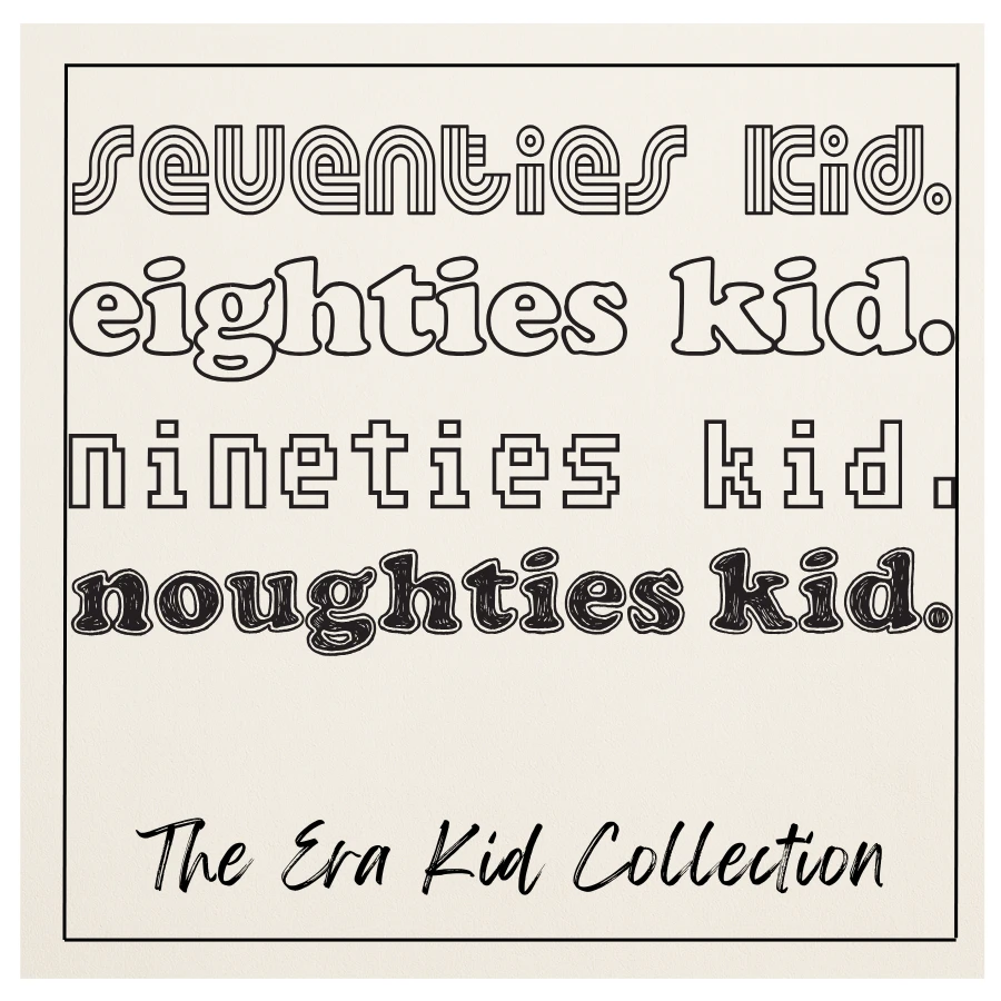 Slogans T-Shirts – Era Kid Collection