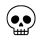 Creepy cute stitched design icon
