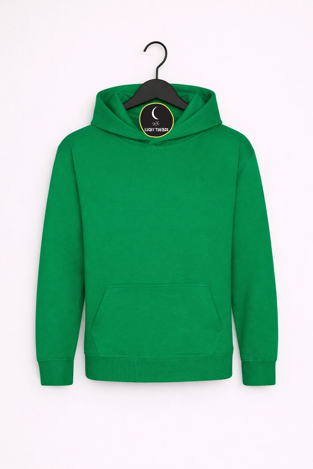 kelly green kids hood awdis