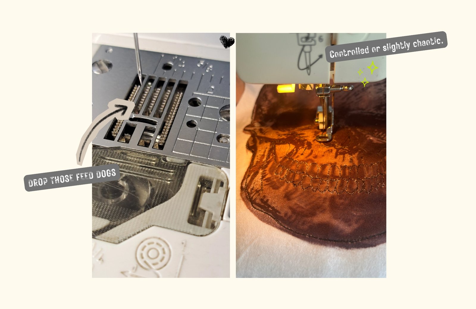 Creating embroidered artwork at Lucky Threads